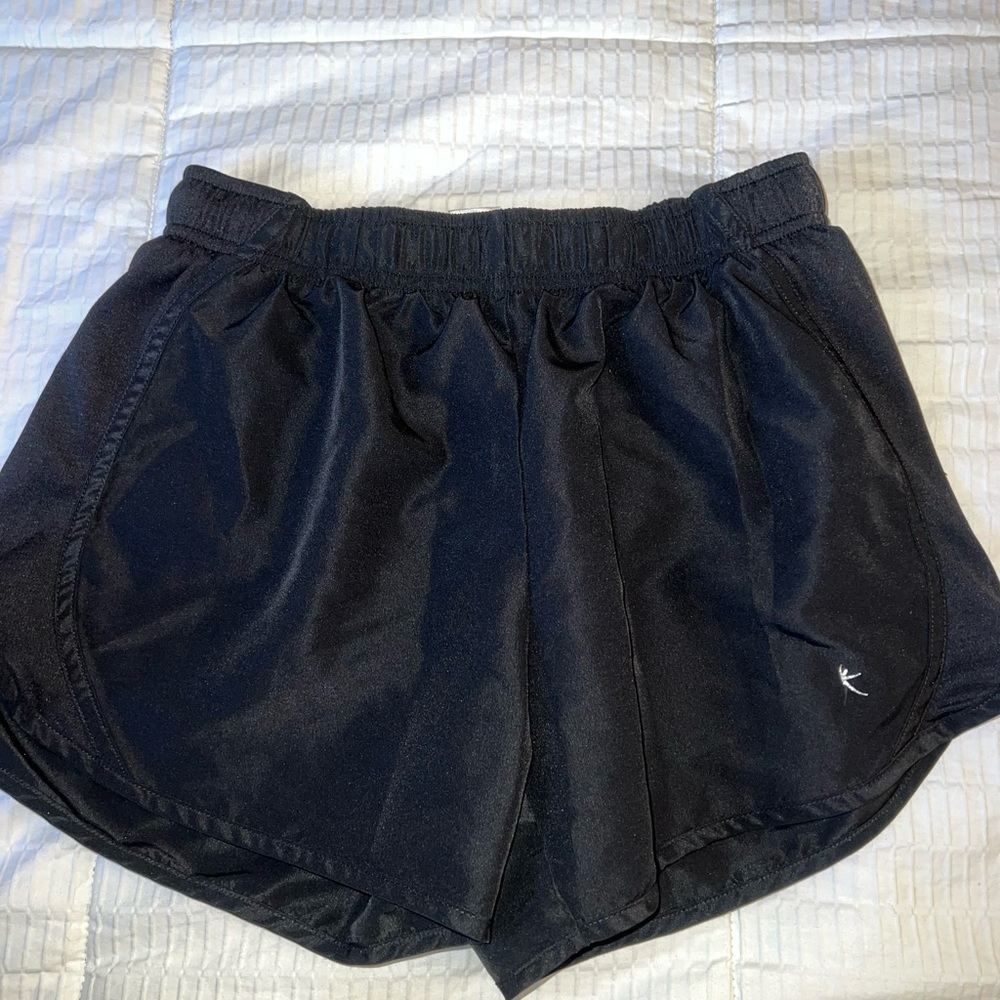 Black athletic shorts
